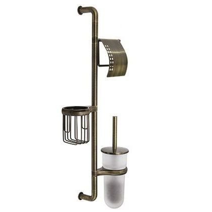 Стойка комбинированная настенная WasserKraft K-1458 светлая бронза