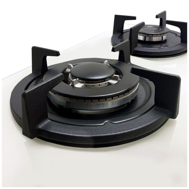 Встраиваемая газовая варочная панель Ginzzu HCG-444 бежевый