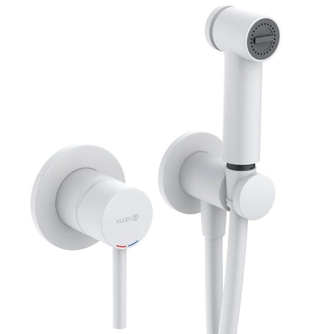 Смеситель с гигиеническим душем Kludi Bozz 389985376 Смеситель с гигиеническим душем Kludi Bozz 389985376