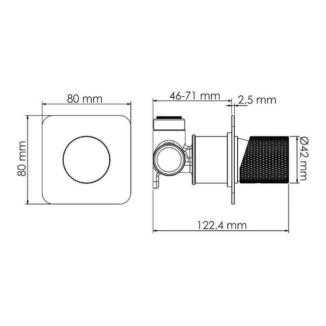 Смеситель для душа WasserKraft Tauber 6451