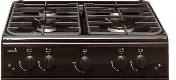 Газовая плита Cezaris ПГ 3200-05 Ч коричневый Газовая плита Cezaris ПГ 3200-05 Ч коричневый