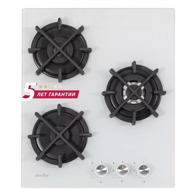 Встраиваемая газовая варочная панель Simfer H45N35W571