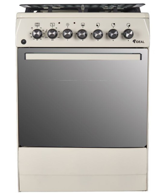 Комбинированная плита Ideal L355 ГК молочный