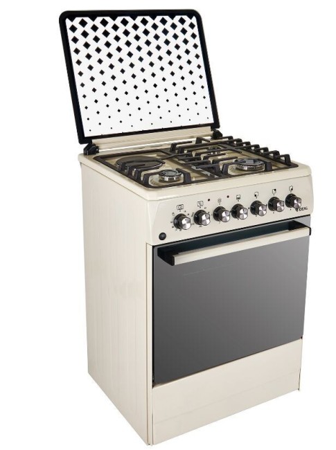 Комбинированная плита Ideal L355 ГК молочный