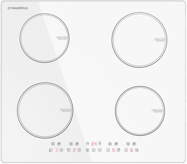 Встраиваемая индукционная варочная панель Maunfeld CVI594WH