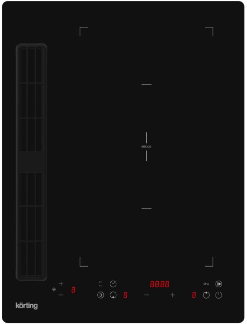 Встраиваемая индукционная варочная панель Korting HIBH 40980 NB Встраиваемая индукционная варочная панель Korting HIBH 40980 NB