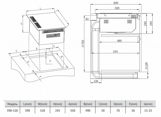 Встраиваемая индукционная варочная панель Korting HIBH 40980 NB Встраиваемая индукционная варочная панель Korting HIBH 40980 NB