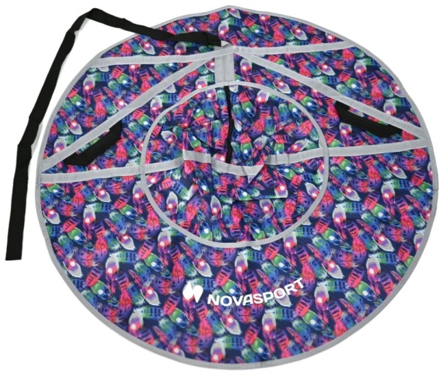 Тюбинг NovaSport CH030.110 фиолетовый/перья (без камеры) Тюбинг NovaSport CH030.110 фиолетовый/перья (без камеры)
