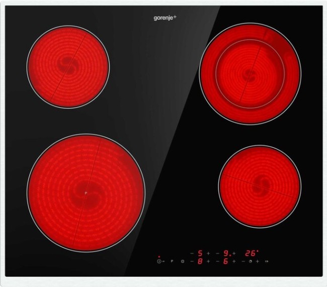 Встраиваемая электрическая варочная панель Gorenje + GHT 647 X Встраиваемая электрическая варочная панель Gorenje + GHT 647 X