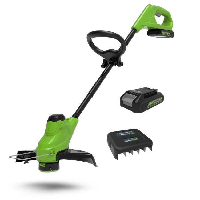Триммер аккумуляторный GreenWorks G24LT25 (2107207SA) Триммер аккумуляторный GreenWorks G24LT25 (2107207SA)