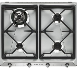 Встраиваемая газовая варочная панель Smeg SR964XGH Встраиваемая газовая варочная панель Smeg SR964XGH