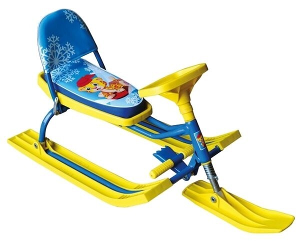 Снегокат Барс 124 Comfort Baby Friends пчелка Снегокат Барс 124 Comfort Baby Friends пчелка