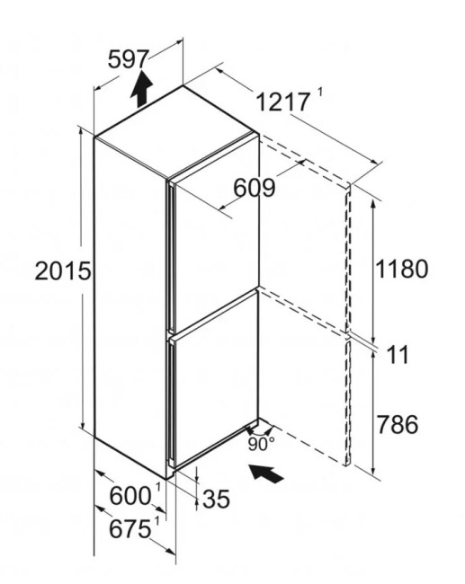 Холодильник Liebherr CNsfc 574i-22 001