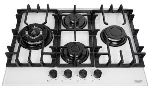Встраиваемая газовая варочная панель Delonghi Gabriella 6 GW BB Встраиваемая газовая варочная панель Delonghi Gabriella 6 GW BB