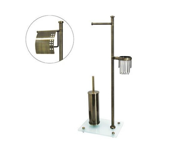 Стойка комбинированная напольная WasserKraft K-1234 светлая бронза