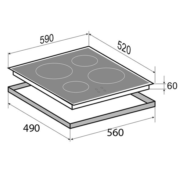 Встраиваемая индукционная варочная панель Zigmund & Shtain CI 33.6 I Встраиваемая индукционная варочная панель Zigmund & Shtain CI 33.6 I
