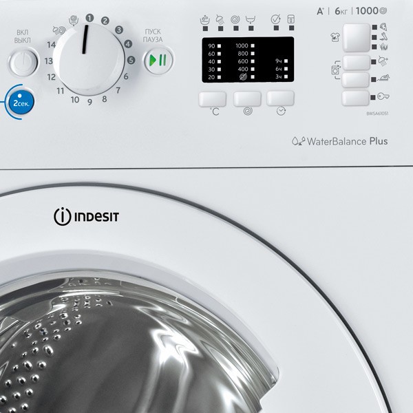 Стиральная машина Indesit BWSA 61051 Стиральная машина Indesit BWSA 61051