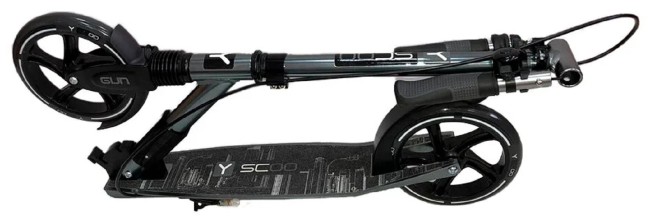 Самокат городской Y-Scoo Gun 205 titanium Самокат городской Y-Scoo Gun 205 titanium