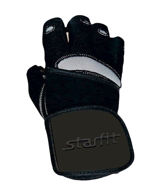 Перчатки атлетические Starfit SU-124 черный/серый M Перчатки атлетические Starfit SU-124 черный/серый M