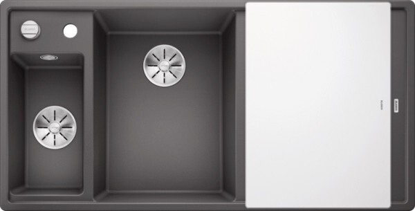 Кухонная мойка Blanco Axia III 6 S темная скала чаша слева (524654)