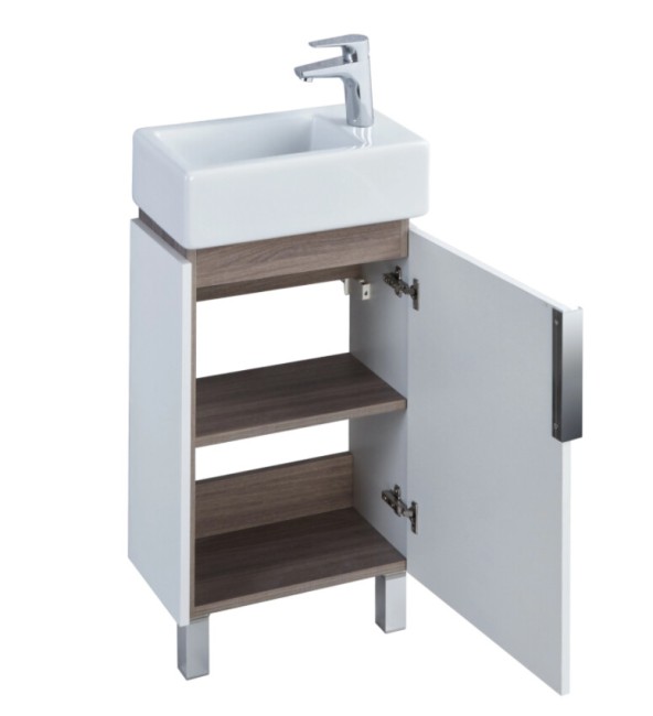 Тумба под раковину Aquaton Бэлла (1A221501BBAZ0) белый/джарра