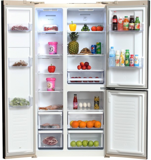 Холодильник Hyundai CS5073FV шампань