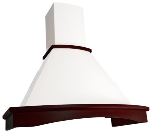 Каминная вытяжка Elikor Ротонда 90П-650-П3Г бежевый/бук/коричневый