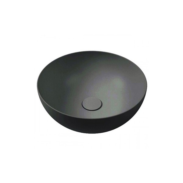 Раковина накладная Hatria H.HOUR 05.00 S 02-черная матовая (A0Y5A502)