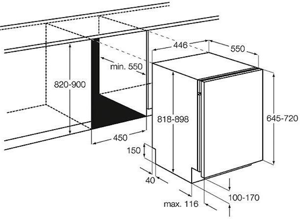 Встраиваемая посудомоечная машина Electrolux ESL 94555 RO