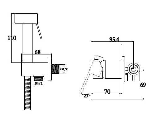 Гигиенический душ Kaiser 34377-1 Гигиенический душ Kaiser 34377-1