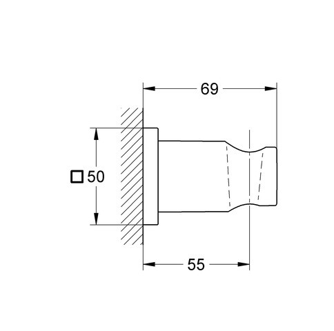 Держатель для душа Grohe Rainshower 27075000 Держатель для душа Grohe Rainshower 27075000