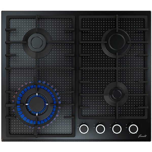 Встраиваемая газовая варочная панель Fornelli PGT 60 Ardore BL