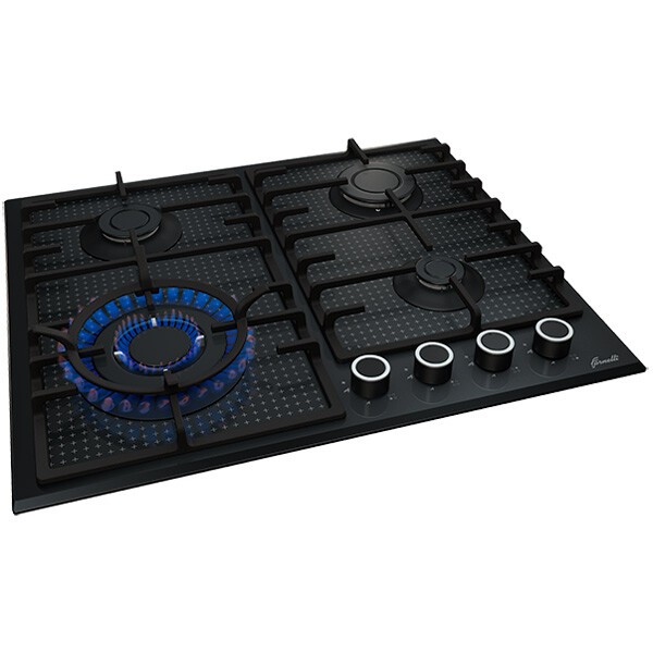Встраиваемая газовая варочная панель Fornelli PGT 60 Ardore BL