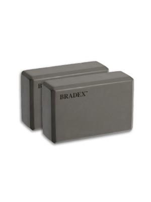 Блоки для йоги Bradex SF 0612 серый