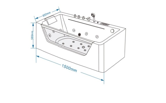 Гидромассажная ванна Grossman GR-15085
