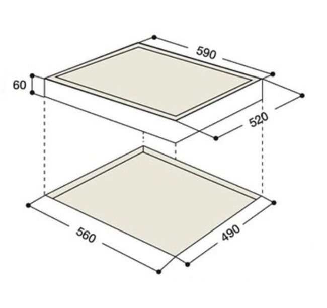 Встраиваемая индукционная варочная панель Indesit VID 641 B C Встраиваемая индукционная варочная панель Indesit VID 641 B C