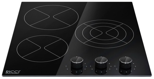 Встраиваемая электрическая варочная панель Ricci KS-T35011BR Встраиваемая электрическая варочная панель Ricci KS-T35011BR