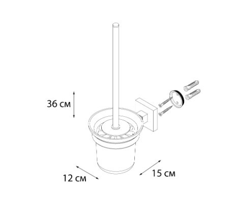 Ерш для унитаза Fixsen Metra FX-11113