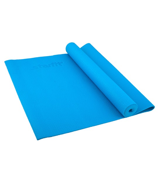Коврик для йоги Starfit FM-101 PVC 173x61x0,8 см синий