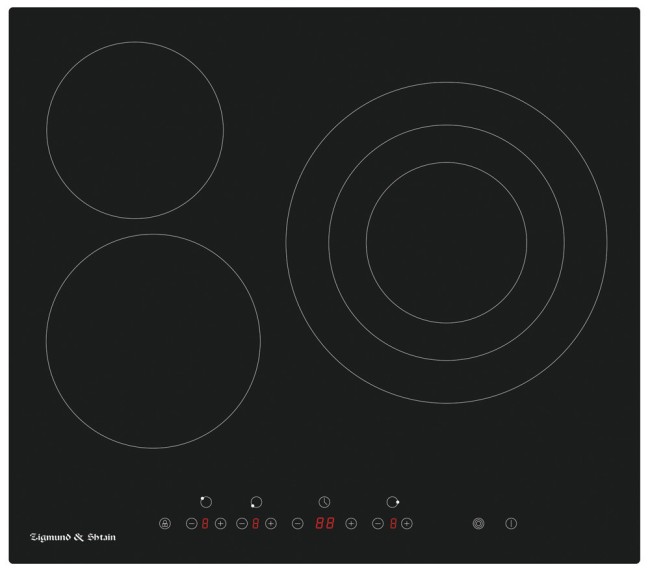Встраиваемая электрическая варочная панель Zigmund & Shtain CN 39.6 B Встраиваемая электрическая варочная панель Zigmund & Shtain CN 39.6 B