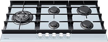 Встраиваемая газовая варочная панель Hiberg VM 9055 W