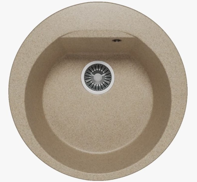 Кухонная мойка Polygran ATOL-520 (№302 Песоч)