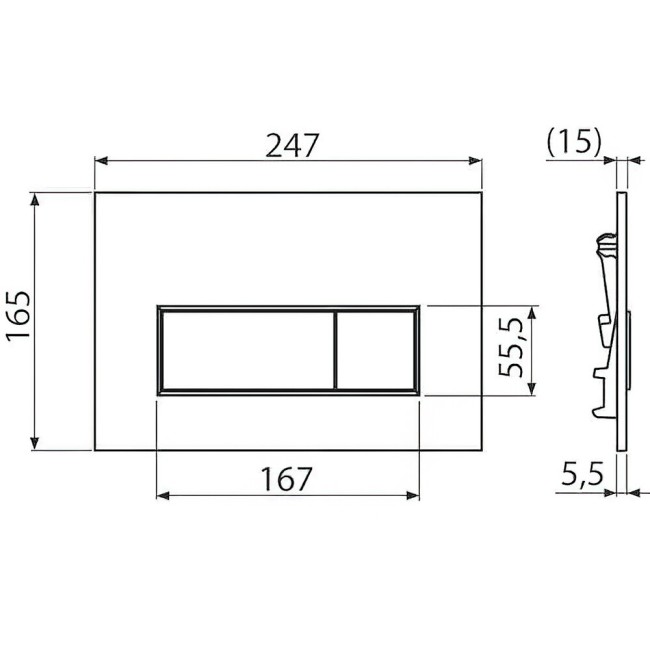 Готовое решение Alcaplast AM101/1120-4:1 RU M570-0001 Готовое решение Alcaplast AM101/1120-4:1 RU M570-0001