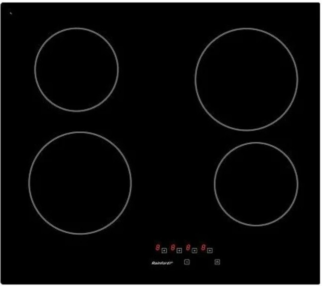 Встраиваемая электрическая варочная панель Rainford RBН 6604 black
