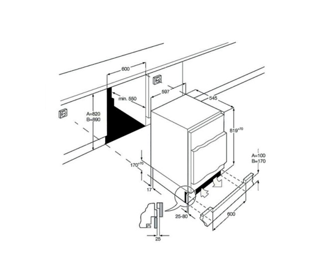 Встраиваемая морозильная камера Smeg UD7108FSEP Встраиваемая морозильная камера Smeg UD7108FSEP