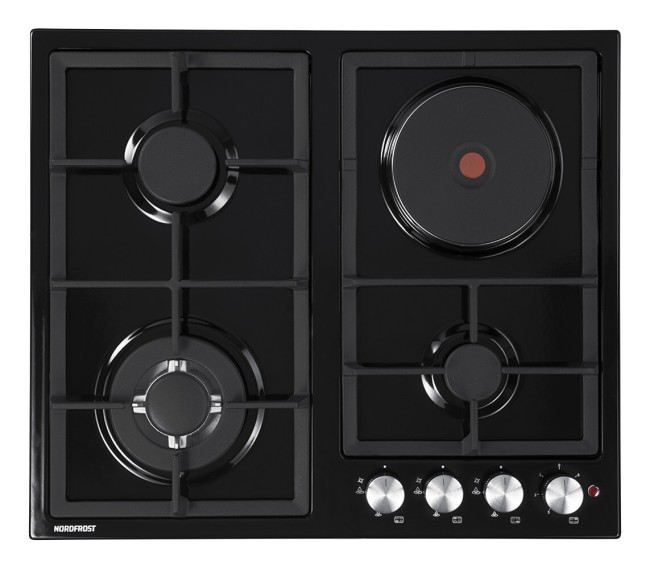 Встраиваемая комбинированная варочная панель Nordfrost HS 6032 B Встраиваемая комбинированная варочная панель Nordfrost HS 6032 B