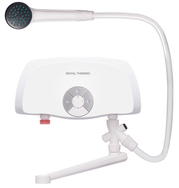 Водонагреватель проточный Royal Thermo SmartFix TS (6,5 kW) - кран+душ