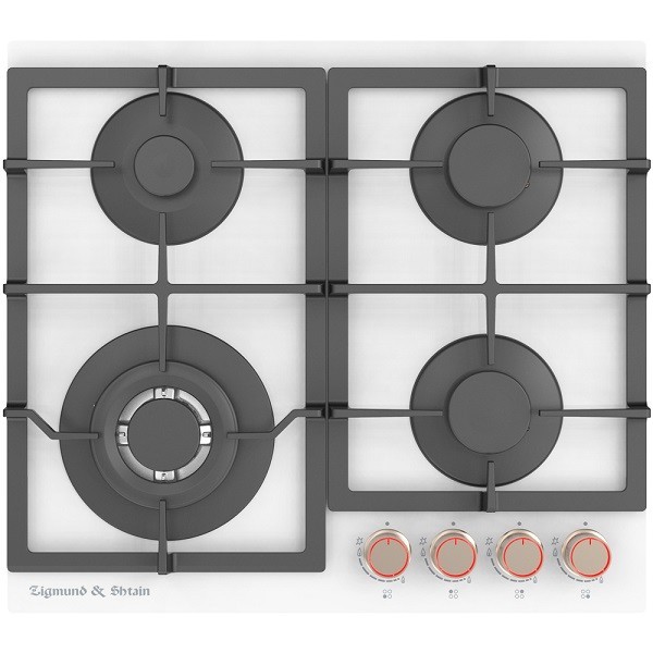Встраиваемая газовая варочная панель Zigmund & Shtain MN 199.61 W Встраиваемая газовая варочная панель Zigmund & Shtain MN 199.61 W