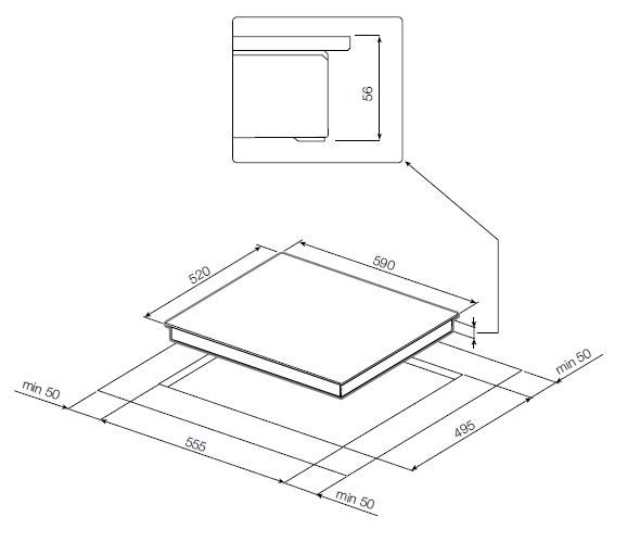 Встраиваемая индукционная варочная панель Graude IK 60.0 AW