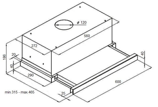 Встраиваемая вытяжка Kuppersberg SLIMLUX IV 60 X